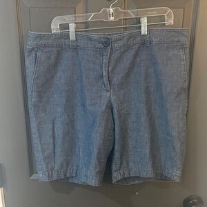 LOFT Casual Blue Denim Looking Shorts